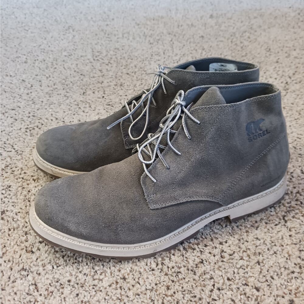 Sorel Men's Gray Suede Chukka Boots